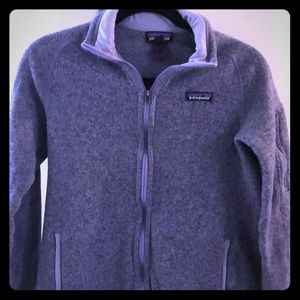 Patagonia thick zip up sweater M
